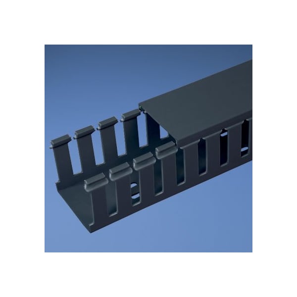 Panduit Base Wiring Duct, Type G, Wide Slot, Black, 1.5" x 4" x 1' (6-Pack) G1.5X4BL6 - main